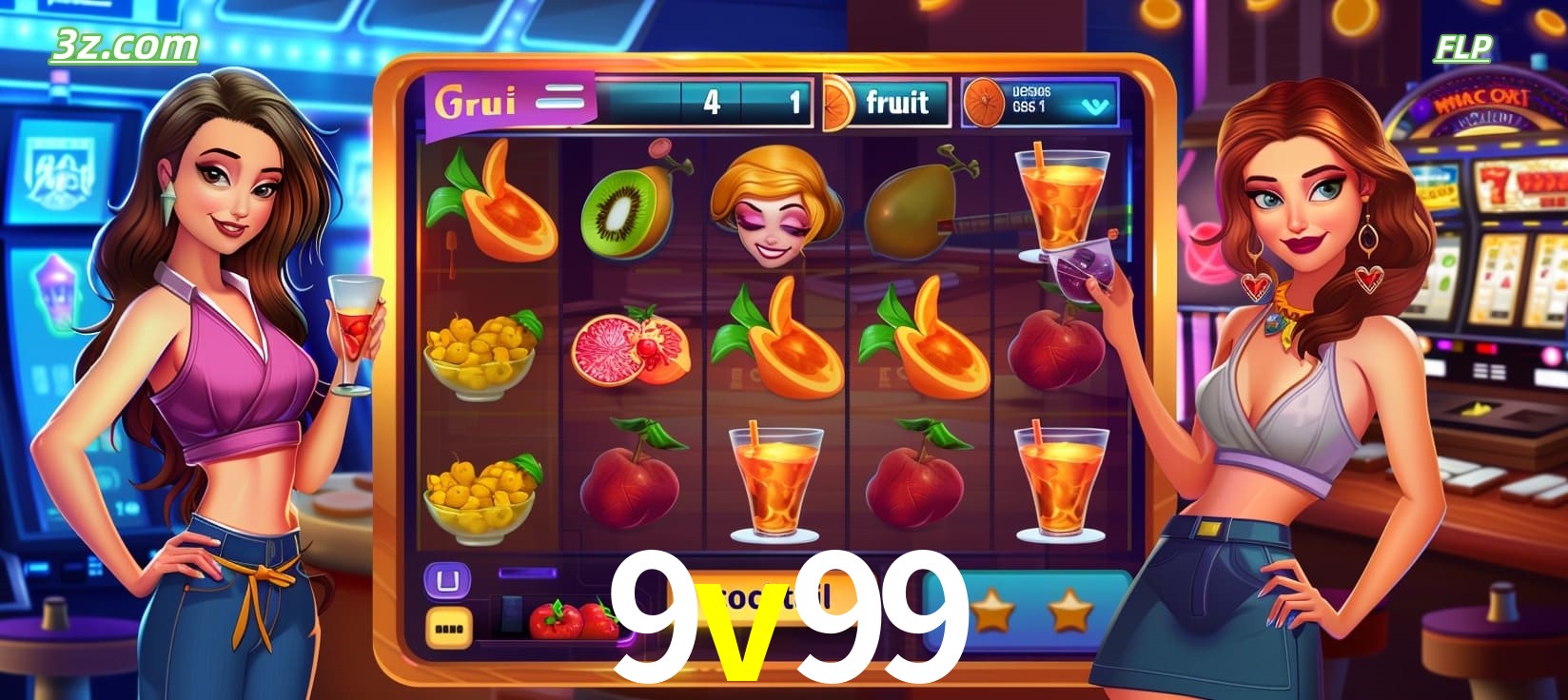 9v99 cassino online com caça-níqueis de frutas e coquetéis coloridos