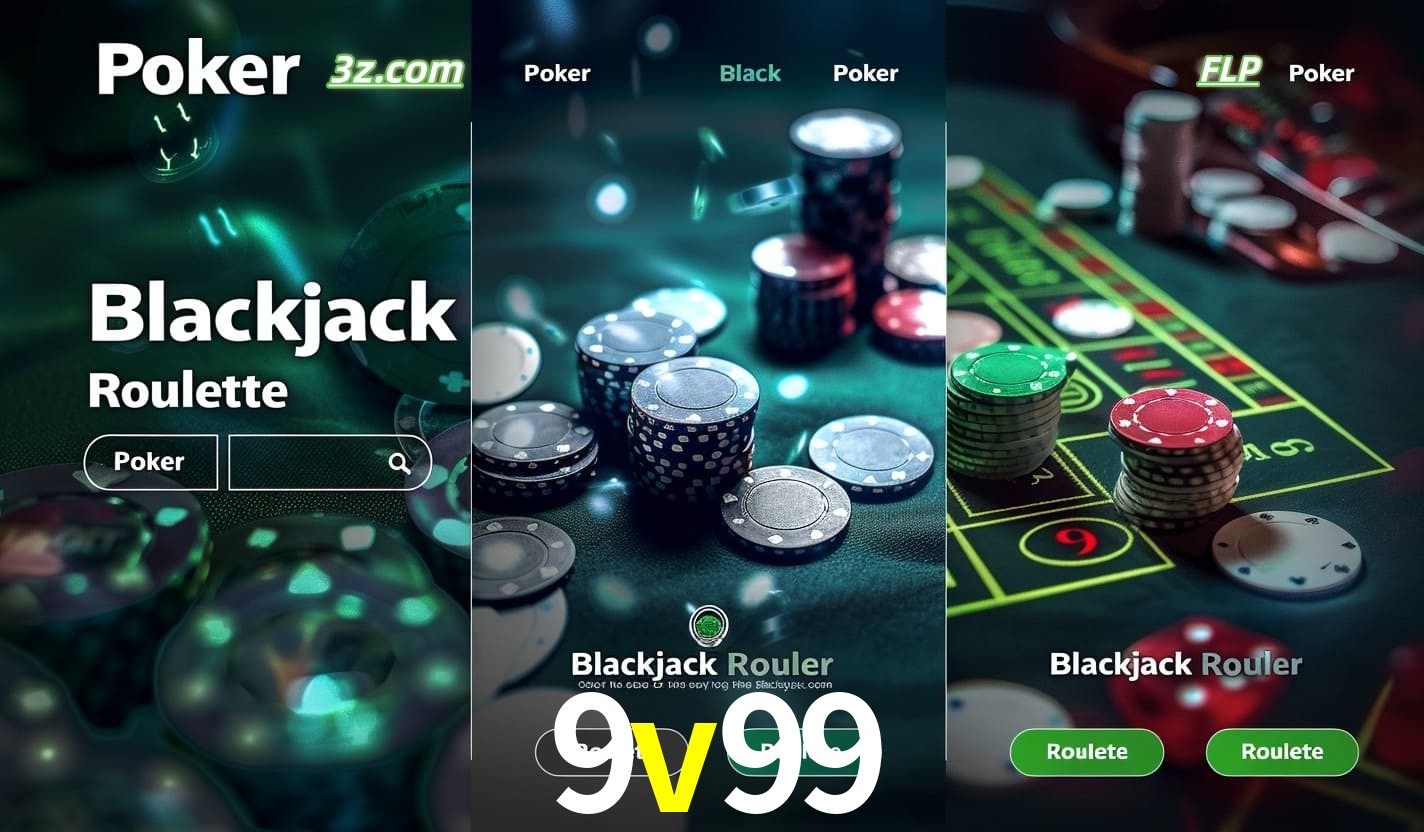 Cassino online 9v99 com Poker, Blackjack e Roleta ao vivo para jogadores do Brasil